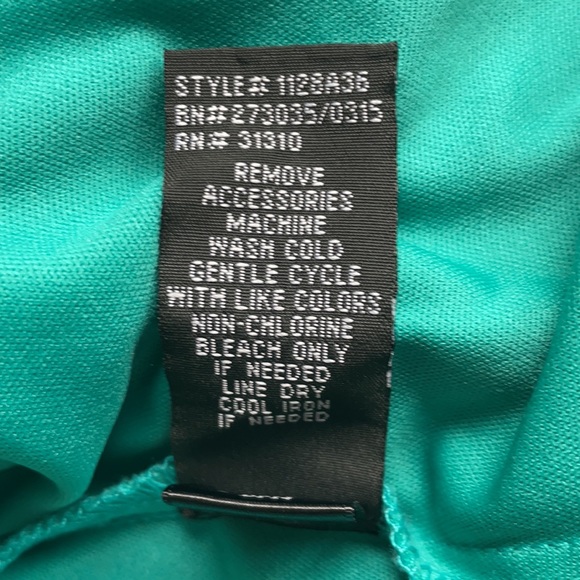 BCX Green Strapped MIDI Dress with Black Lace Belt - Picture 9 of 9